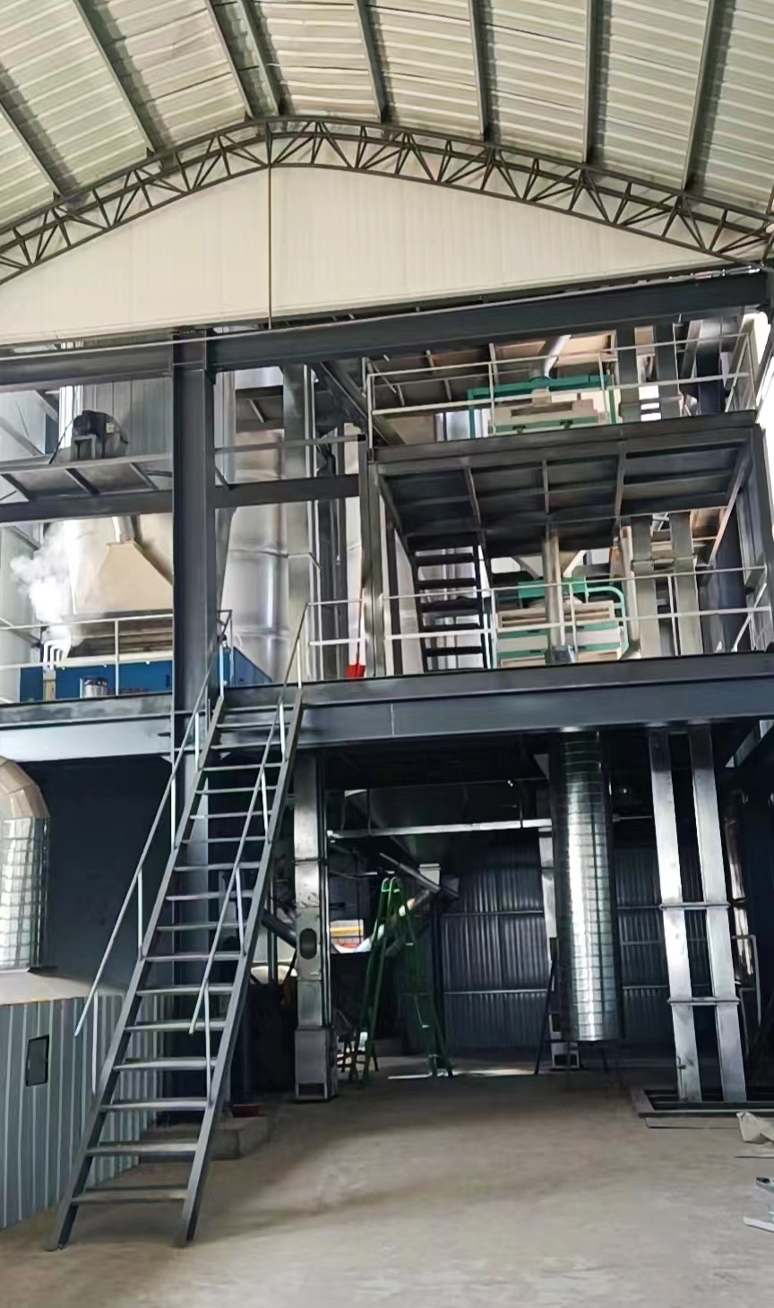 鄂爾多斯三段地項目：日產240噸蒸汽玉米壓片機機組